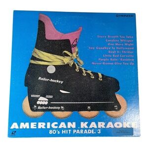 American Karaoke Music Laser Disc 80's Hit Parade